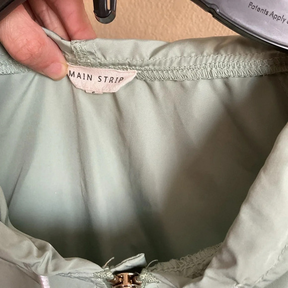 Main Strip Womens Pull Over Rain Jacket Size Small- Light Green - Picture 5 of 6